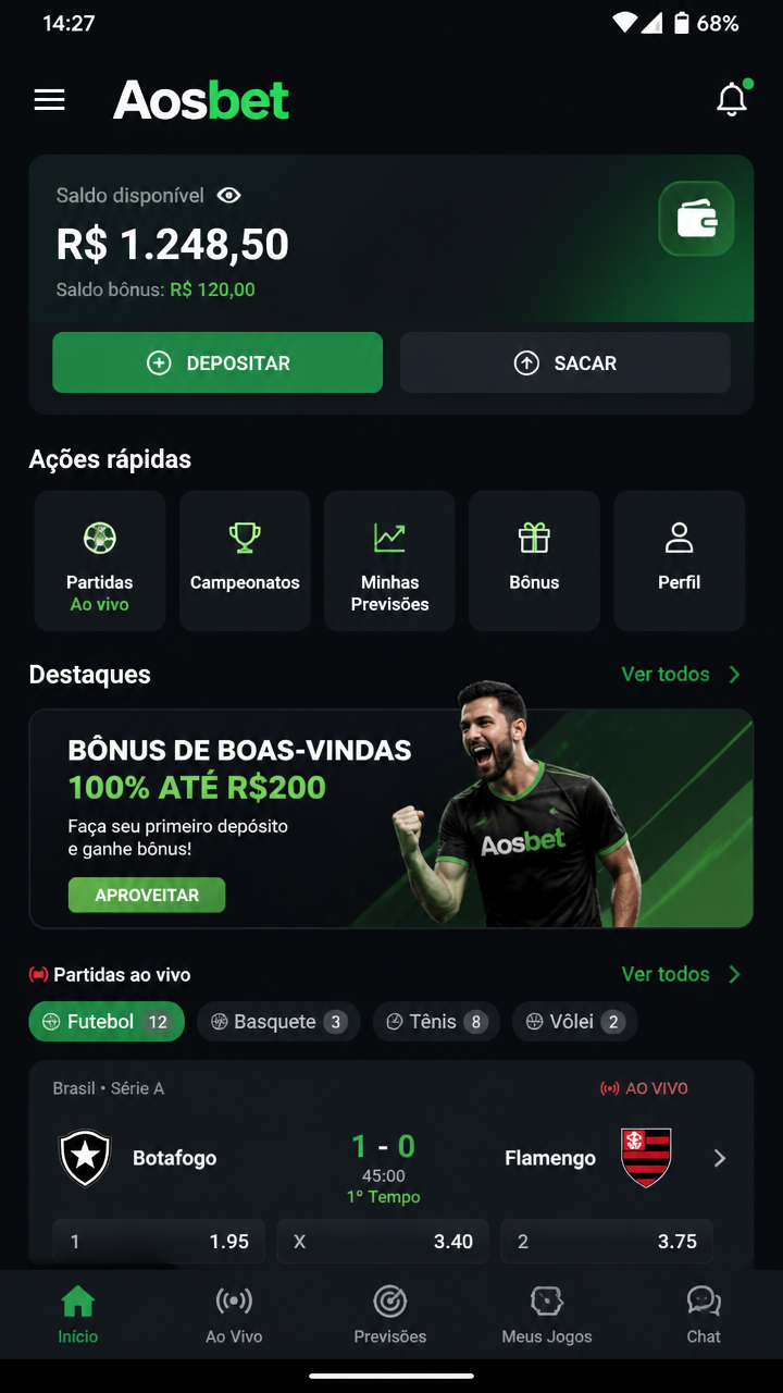 Aosbet screenshot