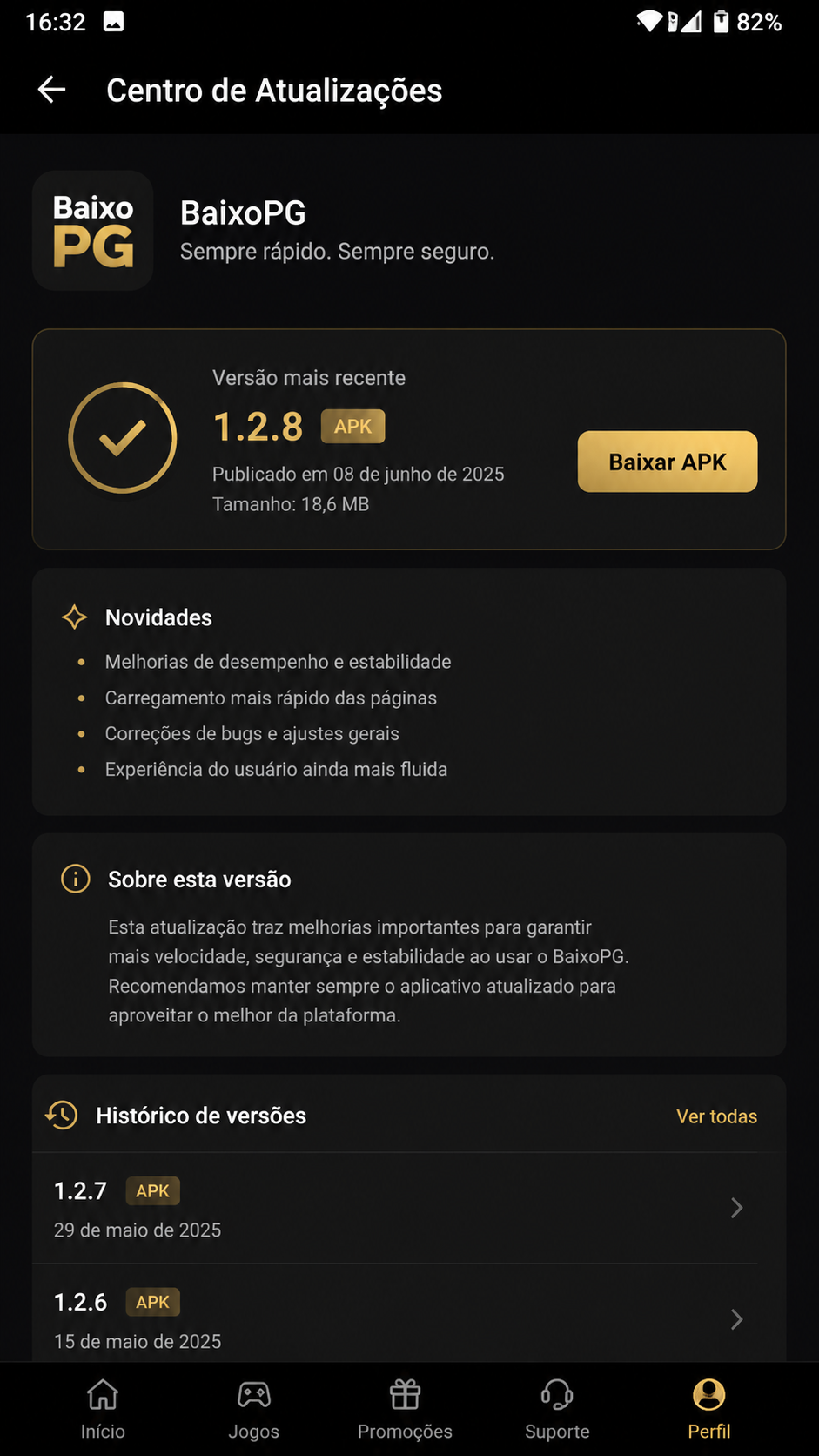 BaixoPG screenshot