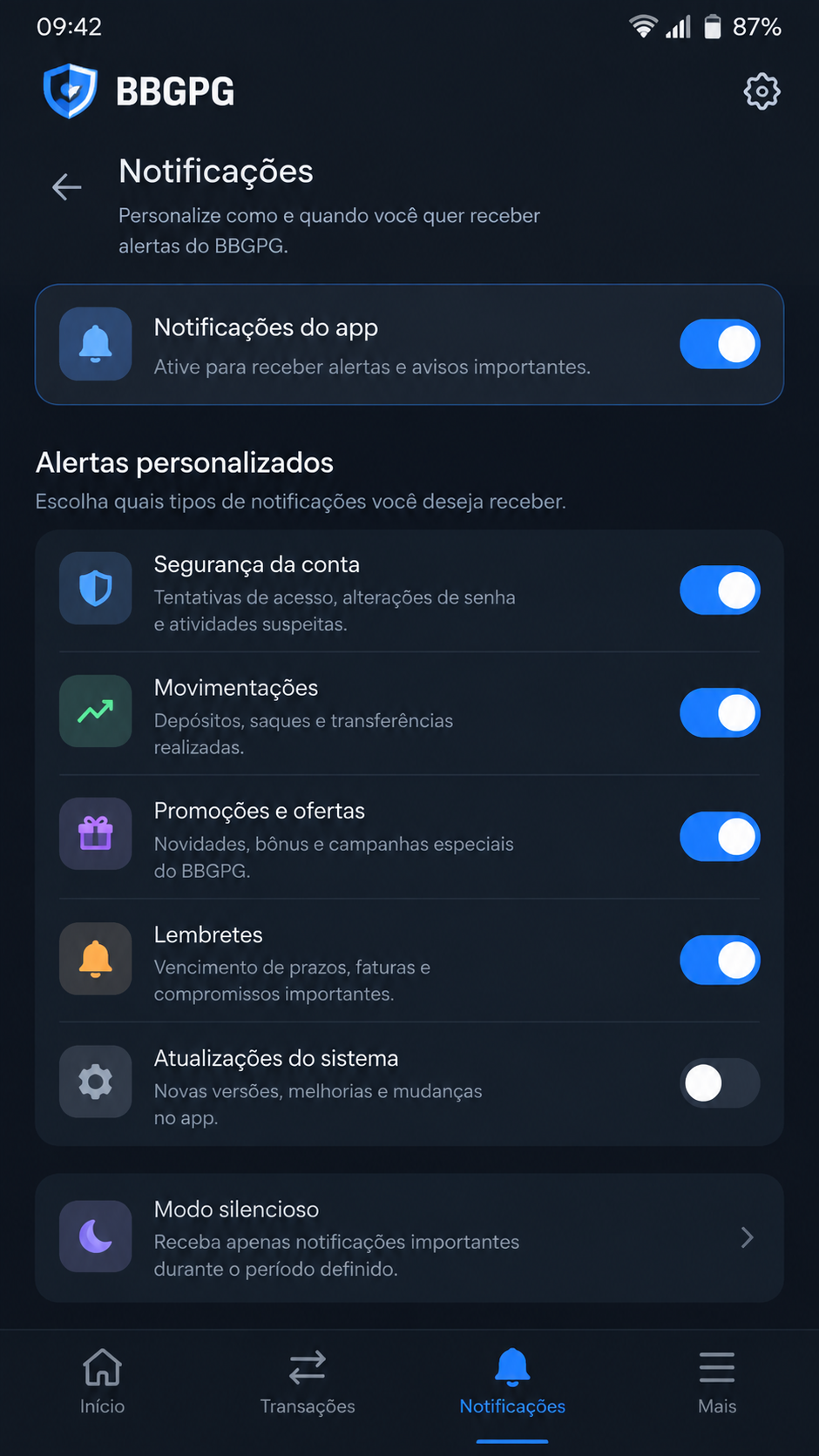bbgpg screenshot