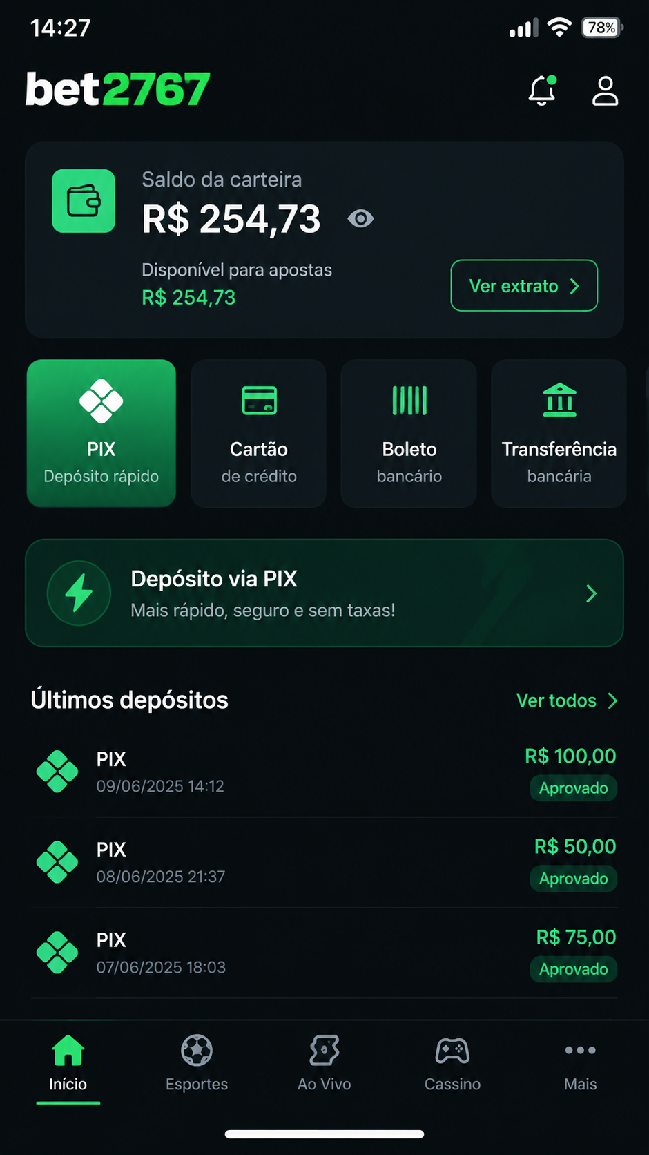 bet2767 screenshot