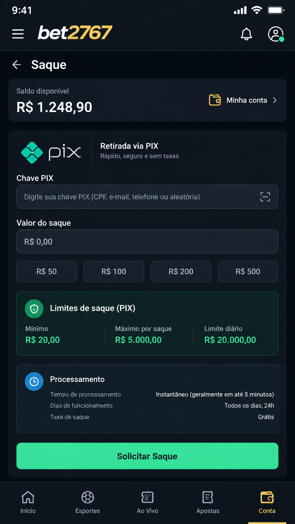 bet2767 screenshot