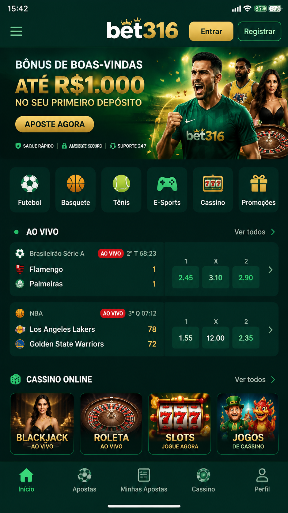 bet316 screenshot