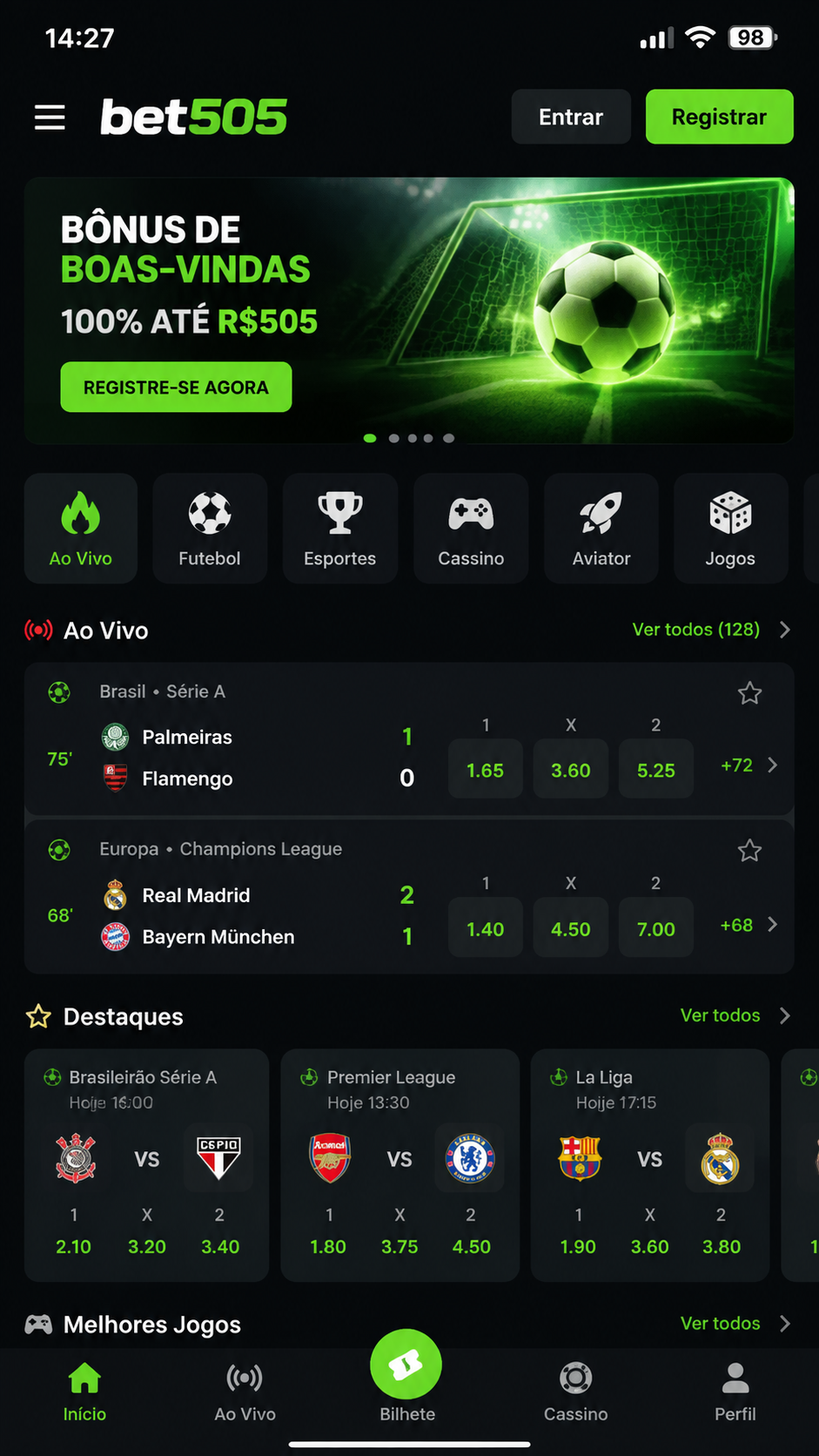 bet505 screenshot