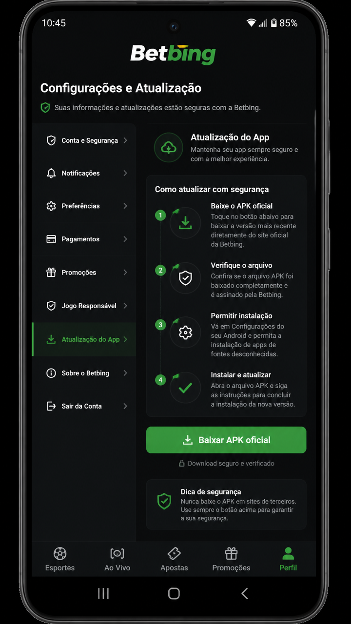 betbing screenshot
