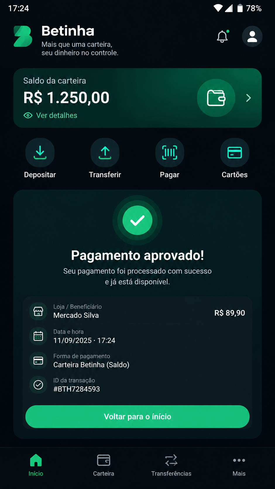 betinha screenshot