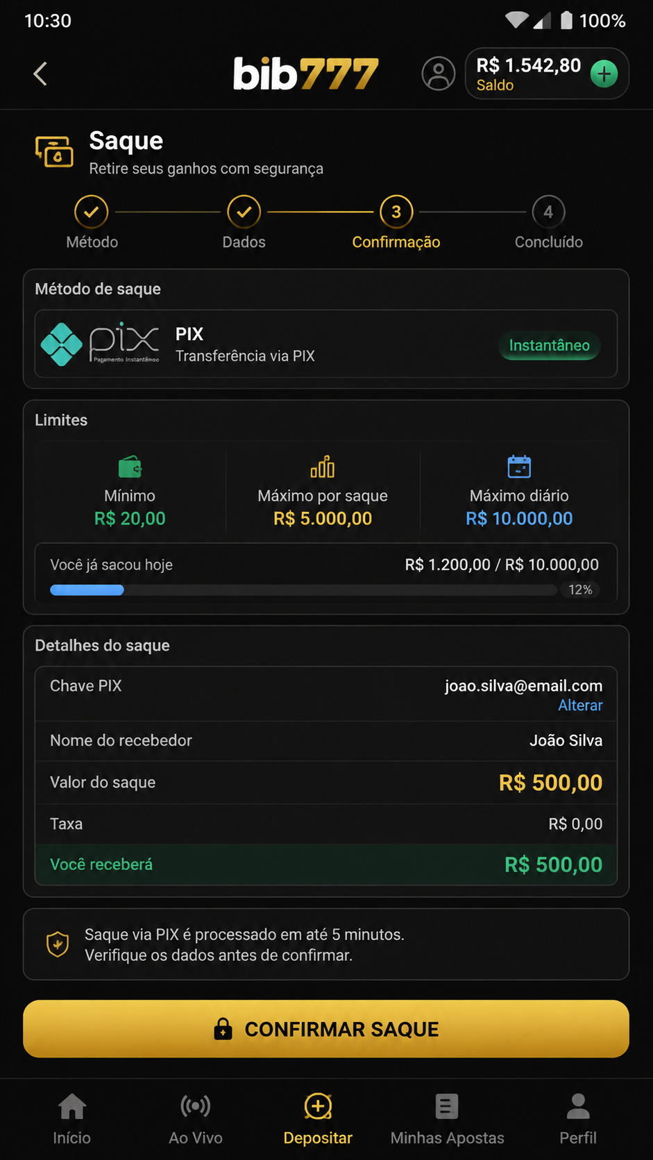bib777 screenshot