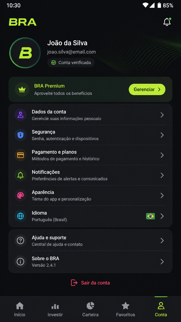 bra screenshot