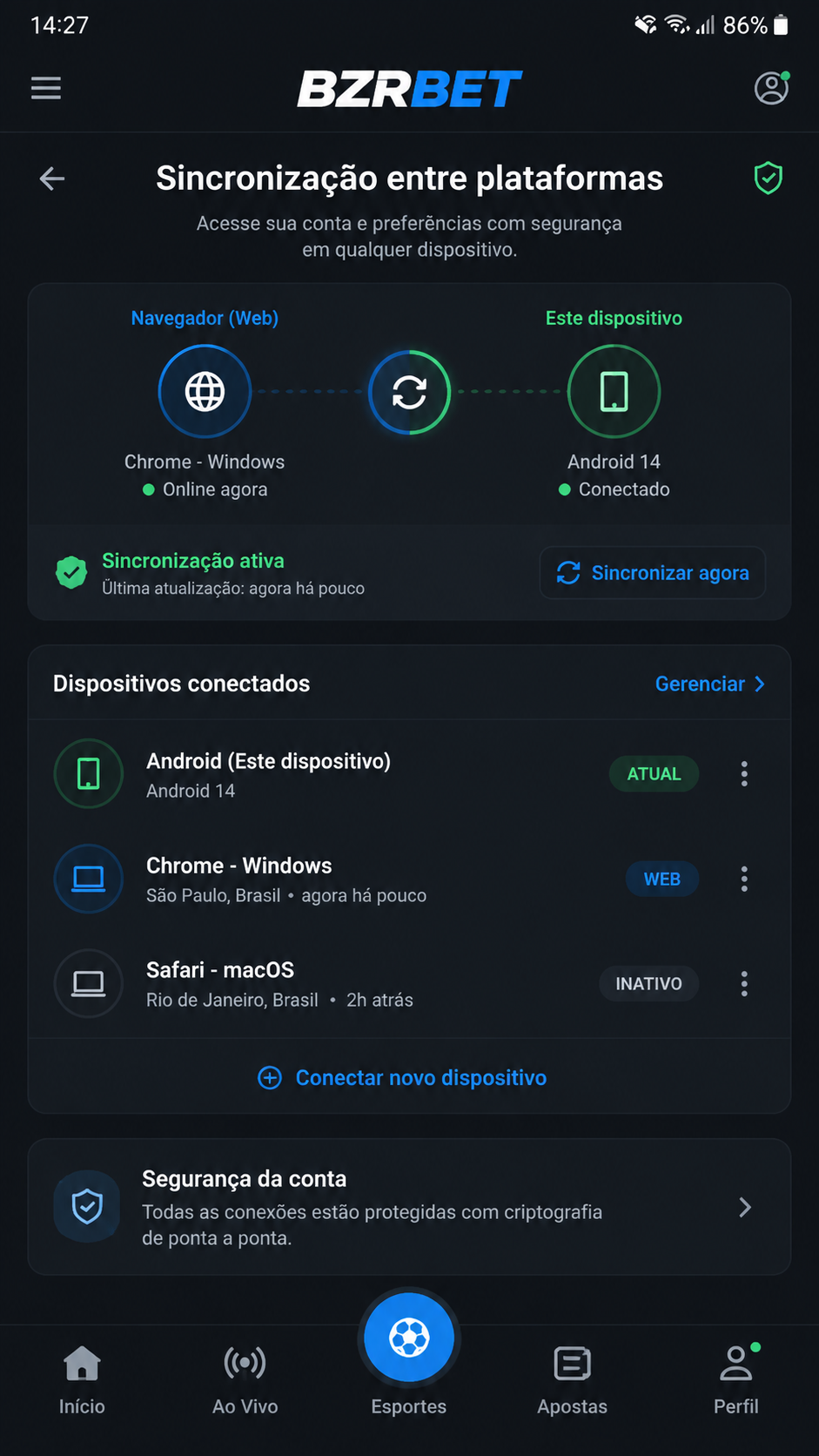 bzrbet screenshot
