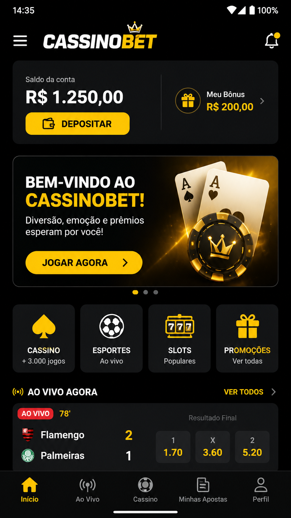 cassinobet screenshot