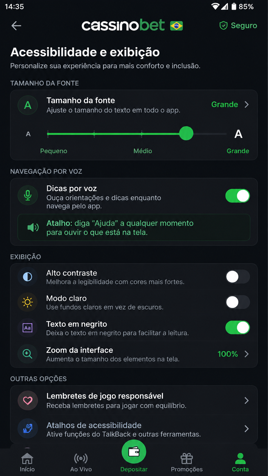 cassinobet screenshot