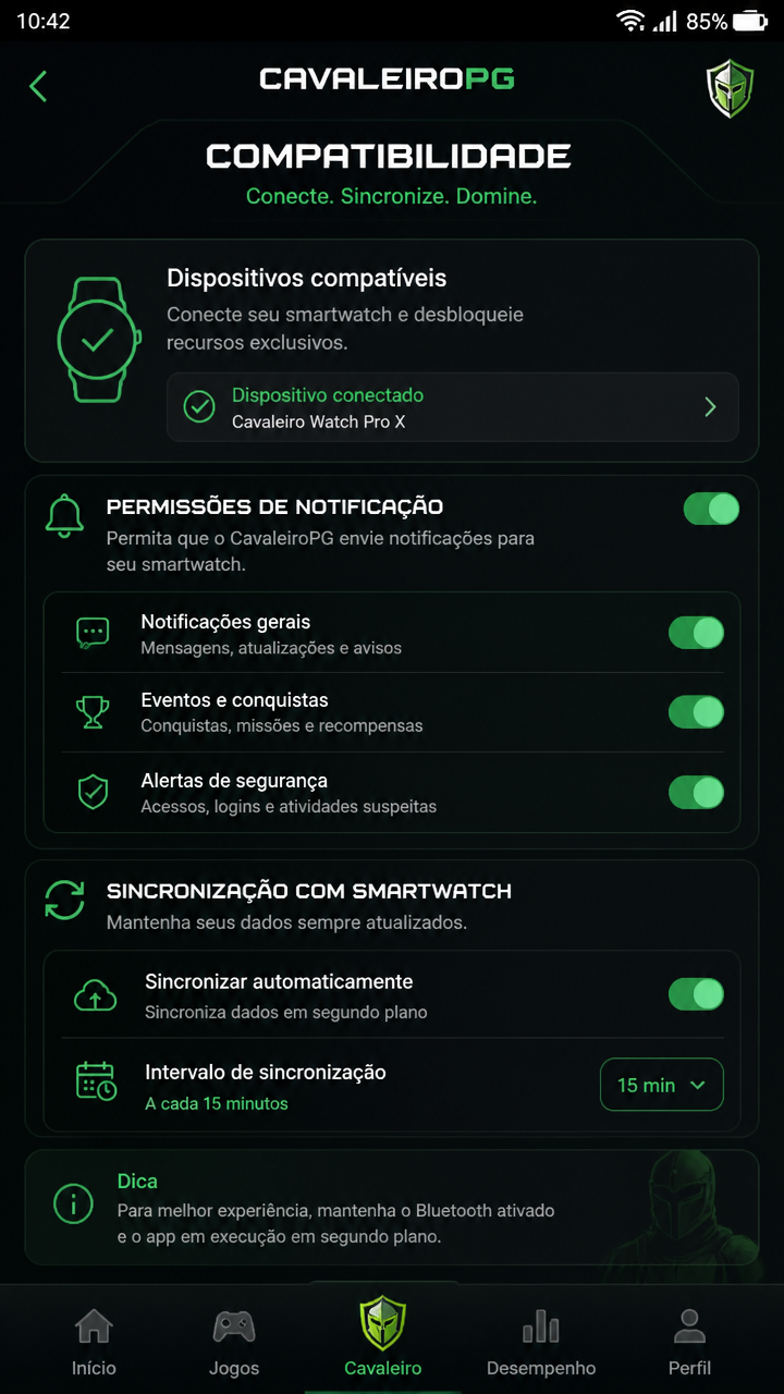 cavaleiropg screenshot