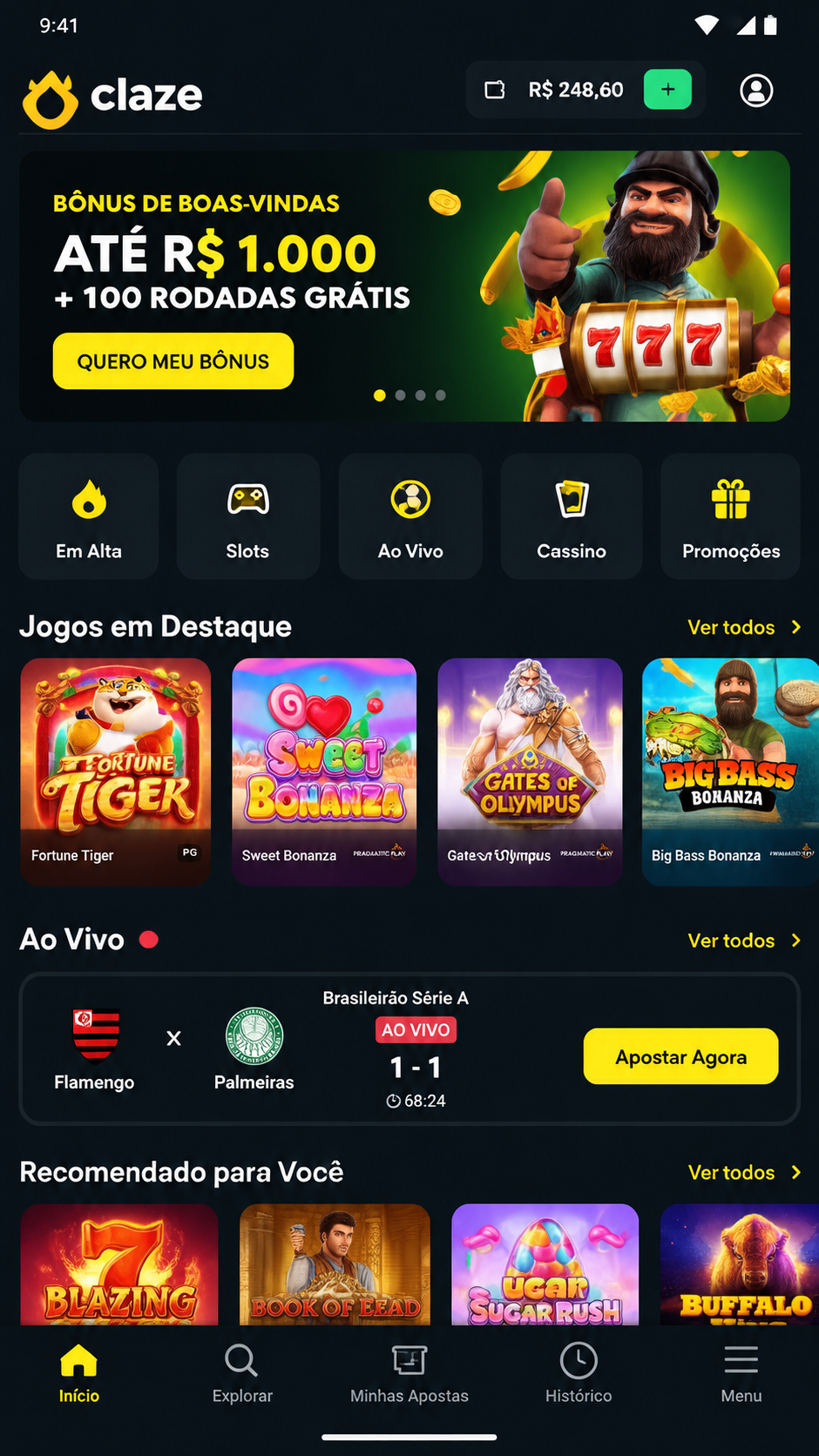 Claze screenshot