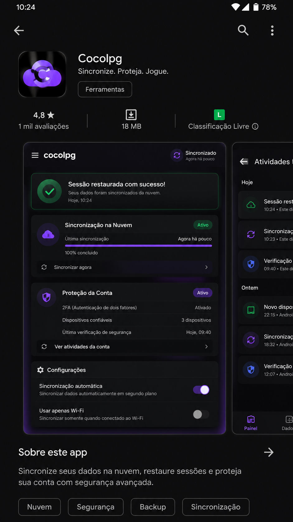 cocolpg screenshot