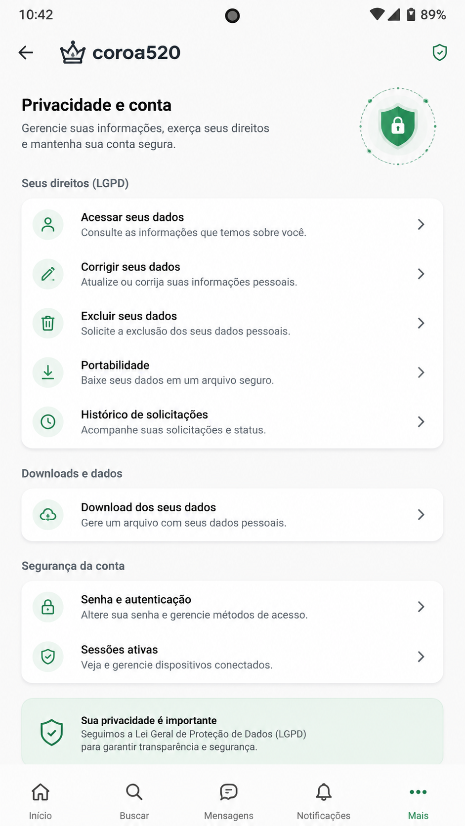 coroa520 screenshot