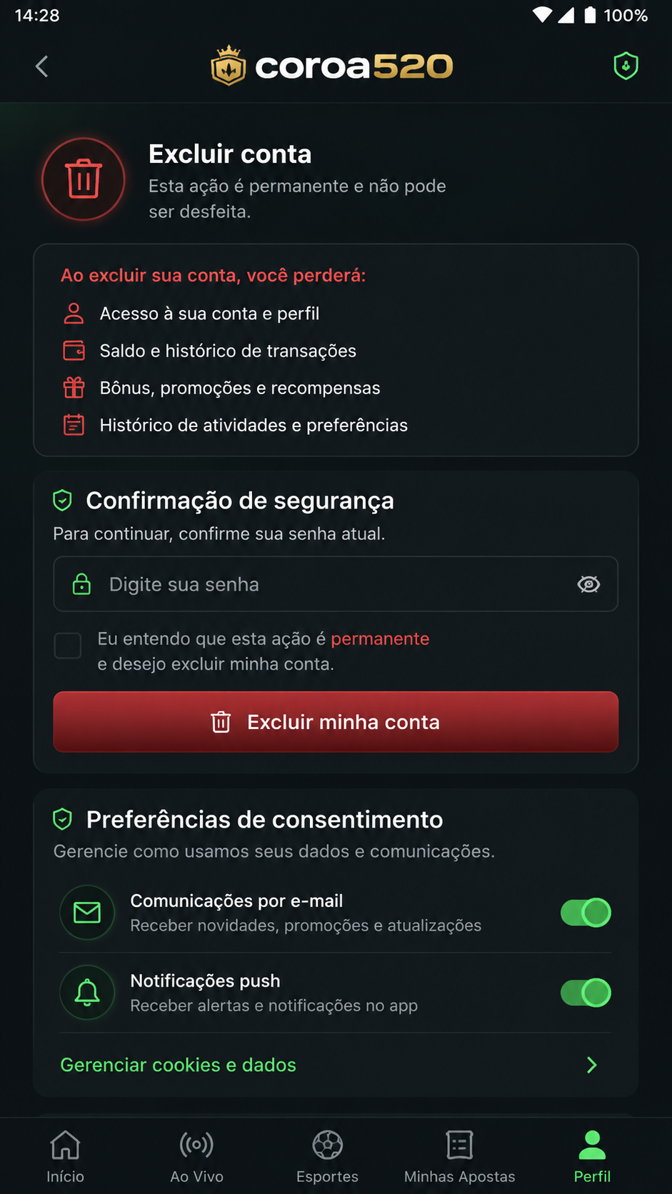 coroa520 screenshot