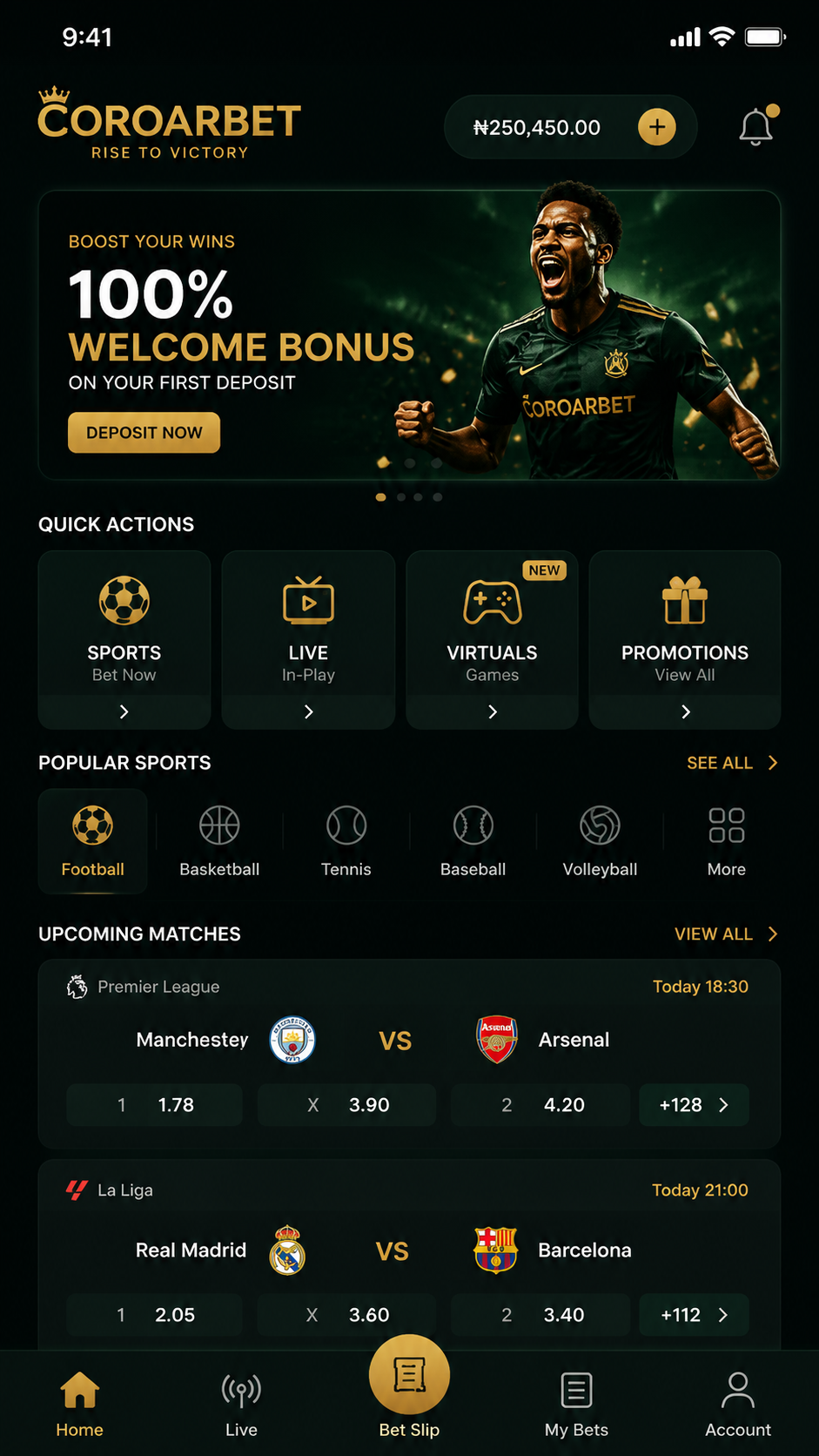 Coroarbet screenshot