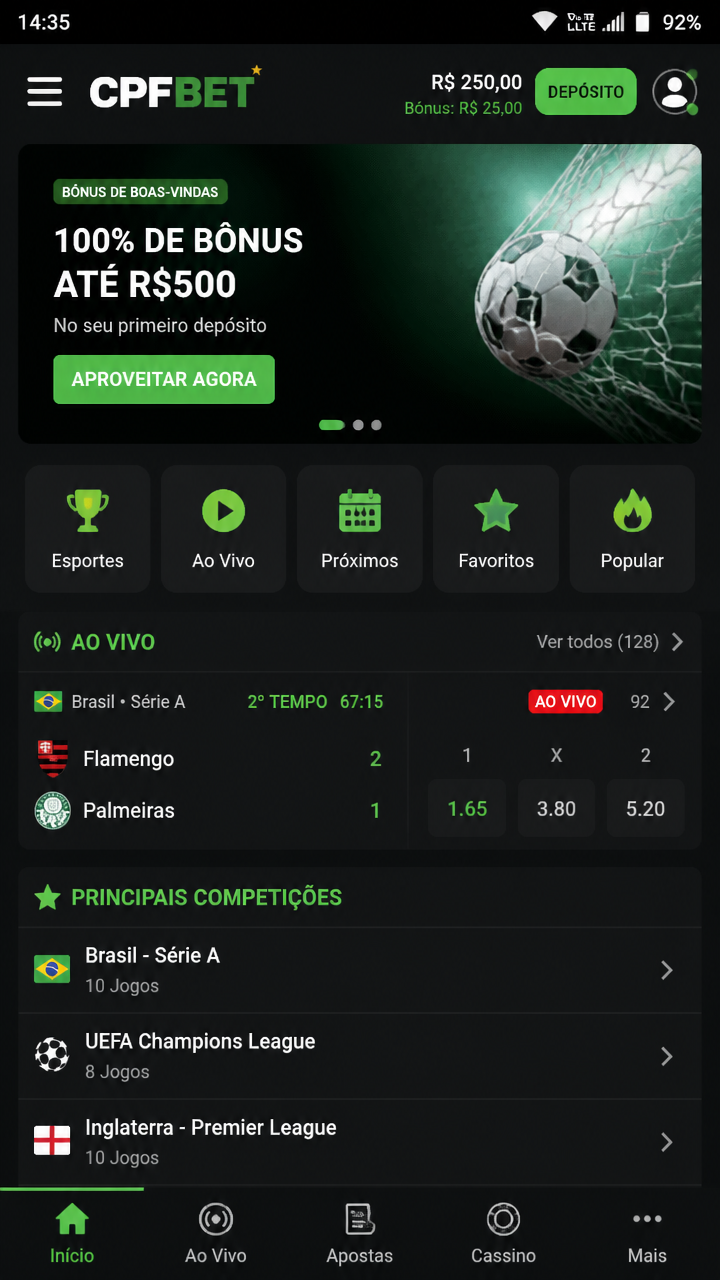 CPFBet screenshot