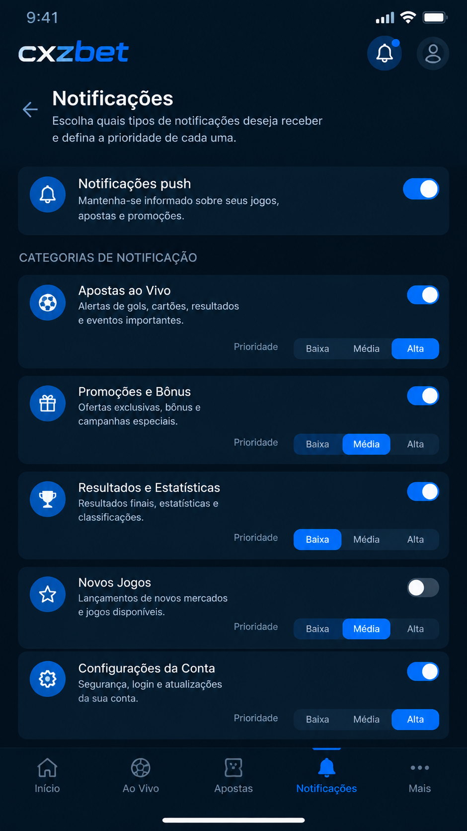 cxzbet screenshot