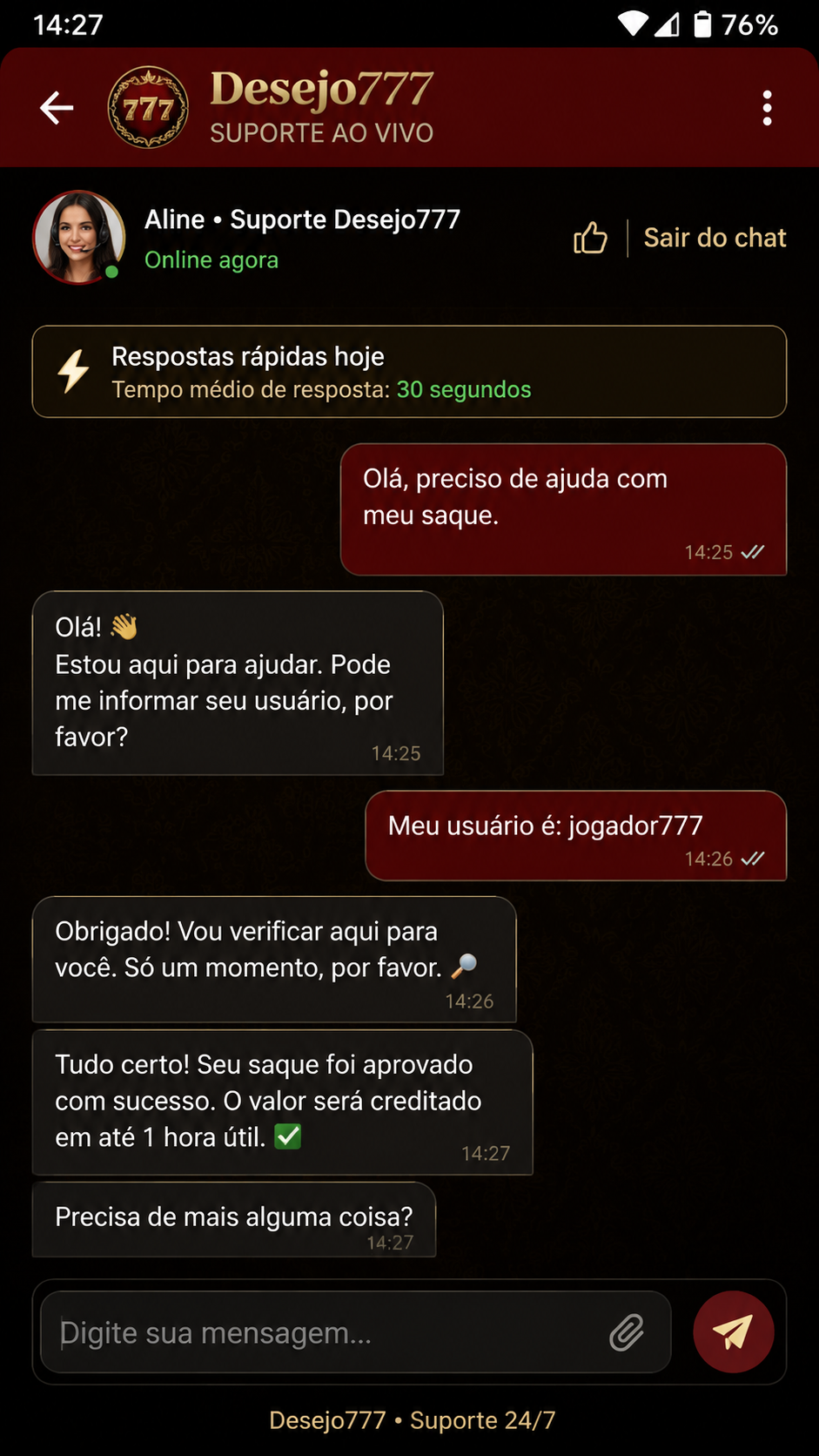 Desejo777 screenshot