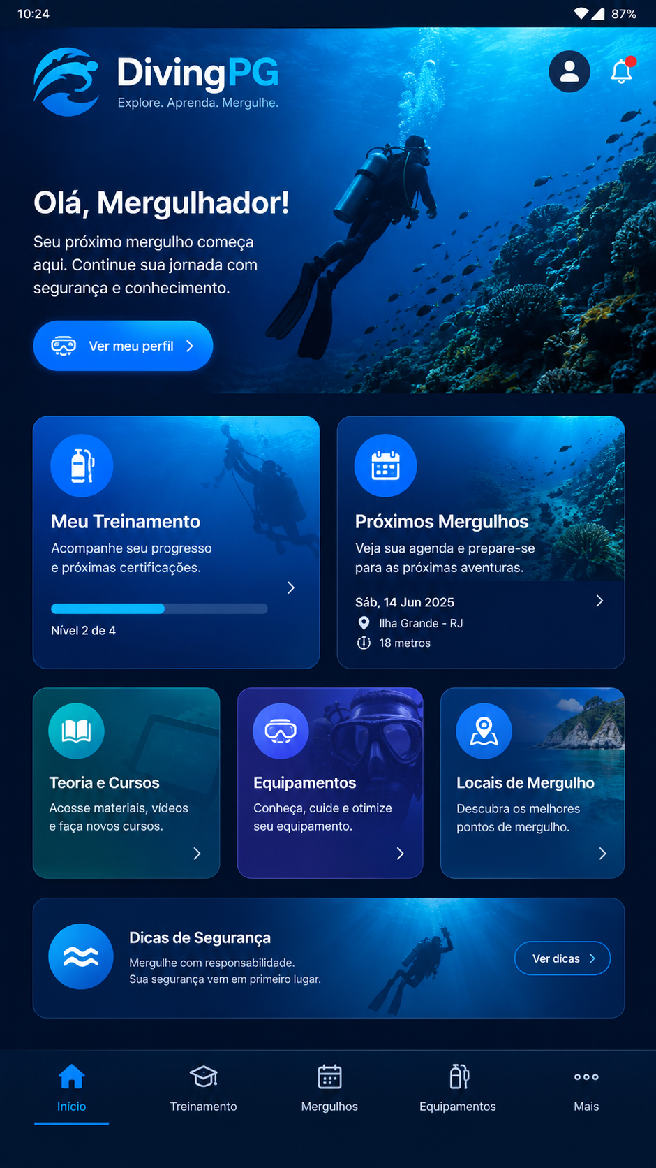 divingpg screenshot