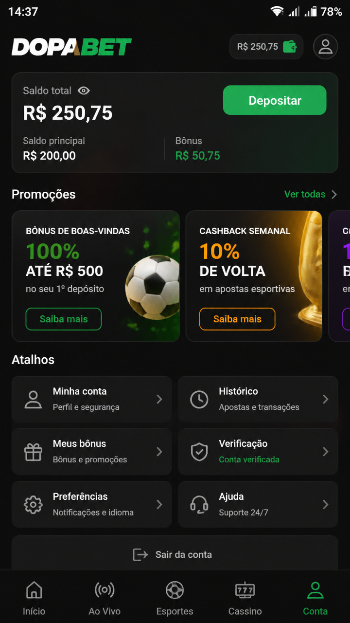 dopabet screenshot