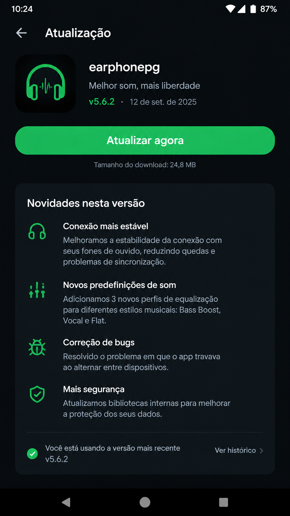 earphonepg screenshot