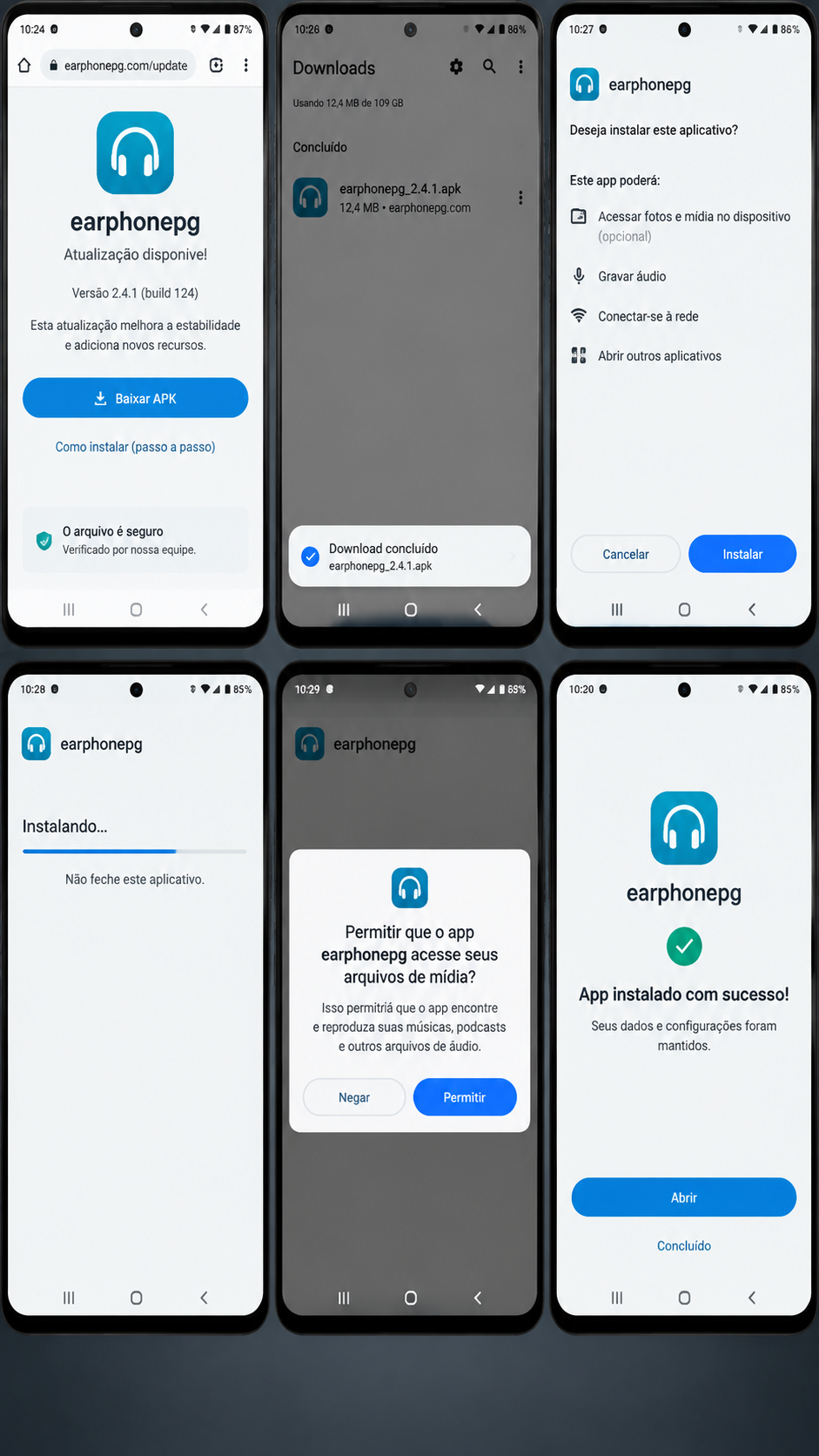 earphonepg screenshot