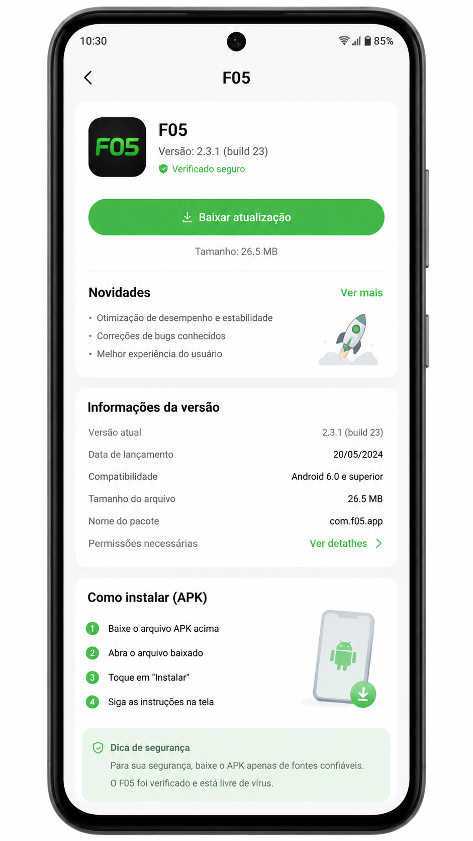 f05 screenshot