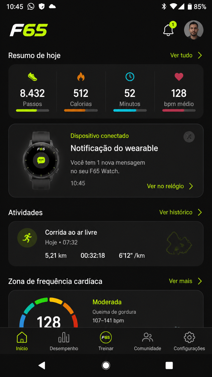 f65 screenshot