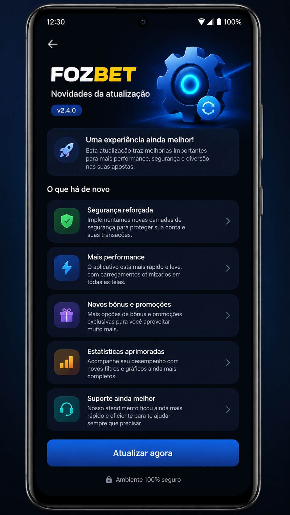 Fozbet screenshot