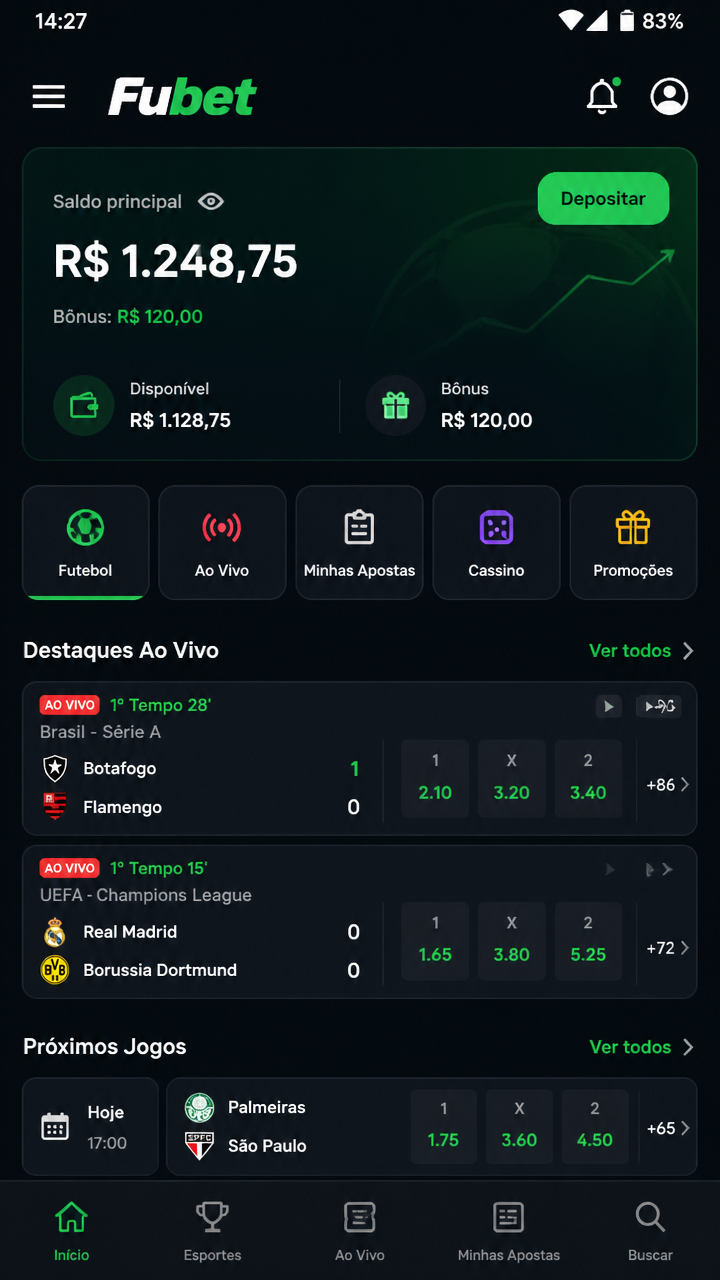Fubet screenshot