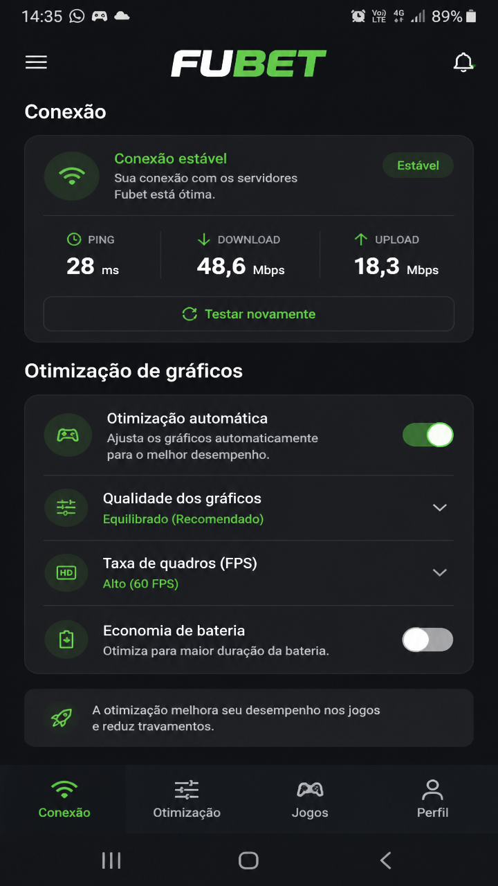 Fubet screenshot