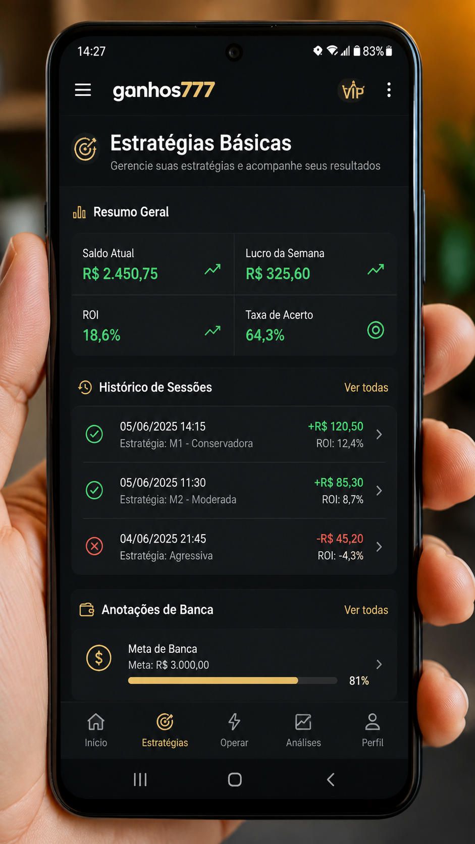 ganhos777 screenshot