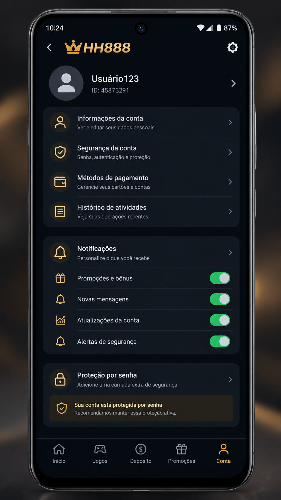 HH888 screenshot