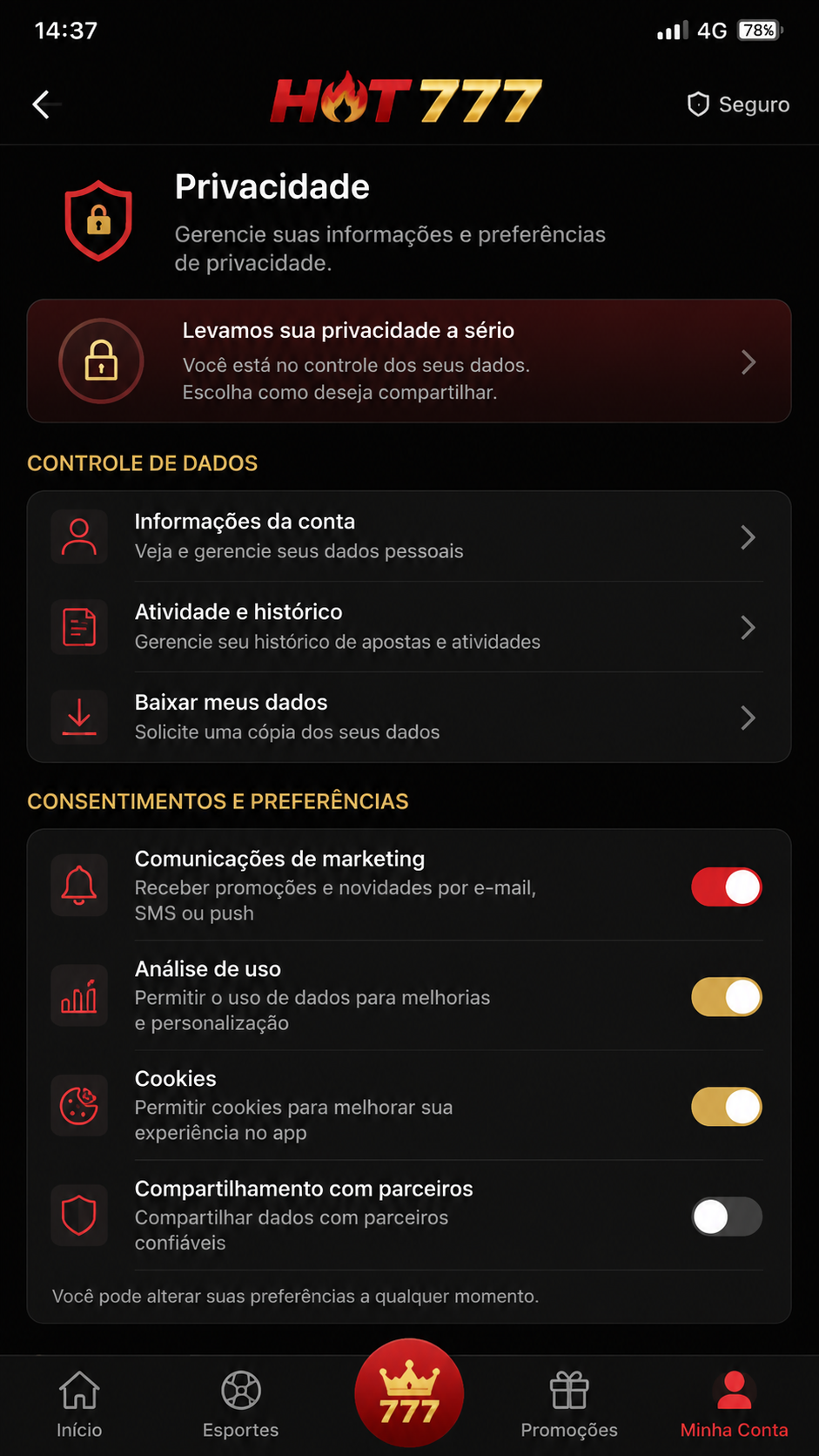 hot777 screenshot