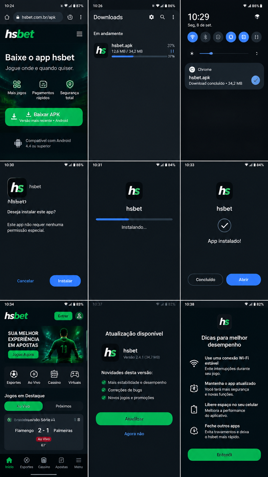 hsbet screenshot