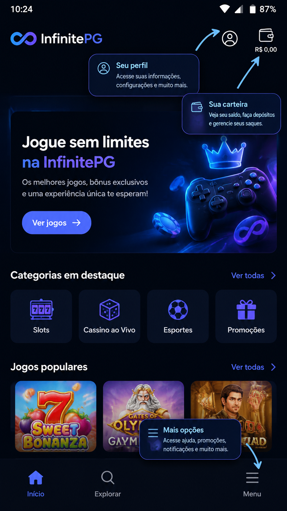 InfinitePG screenshot