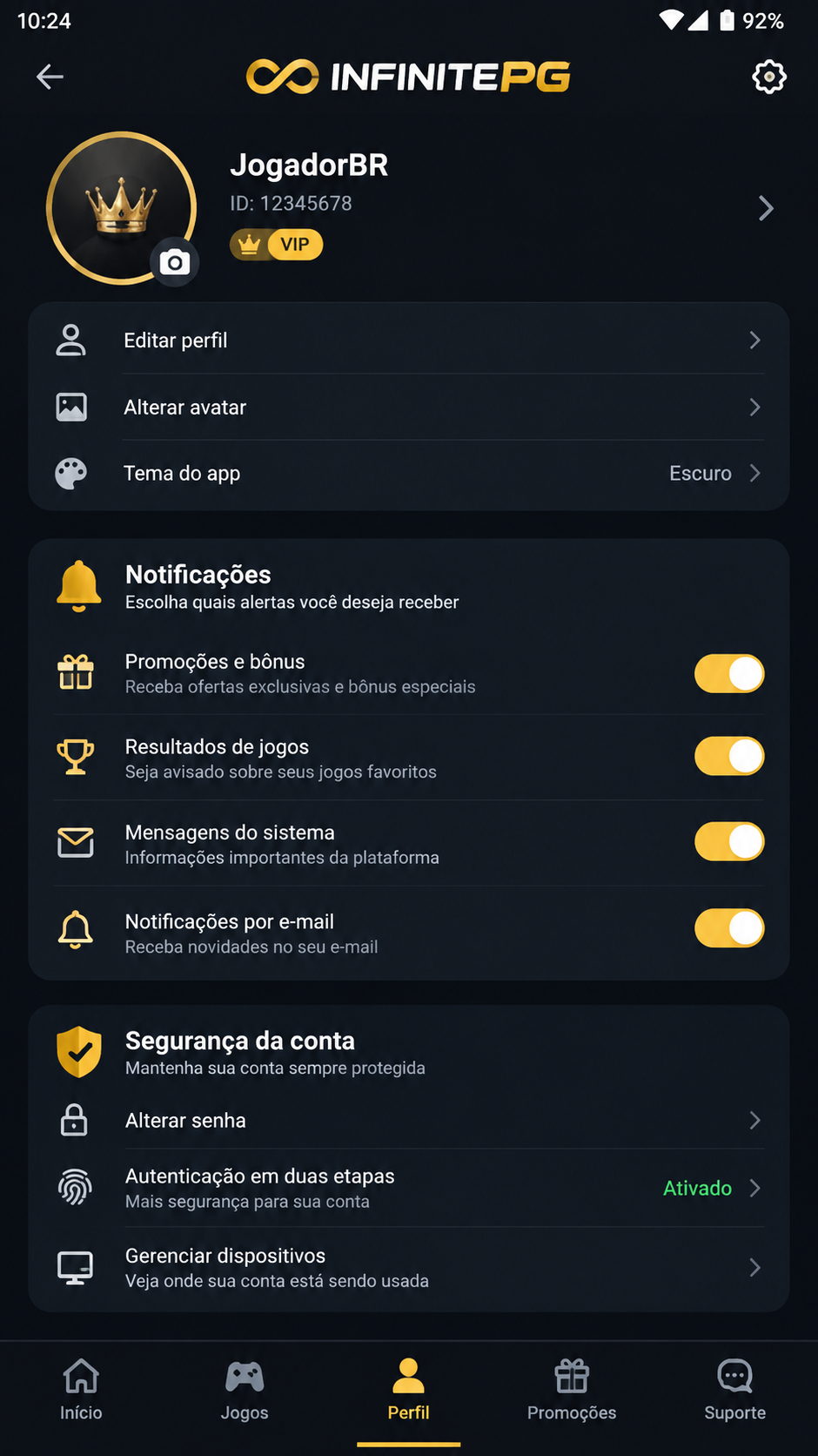 InfinitePG screenshot