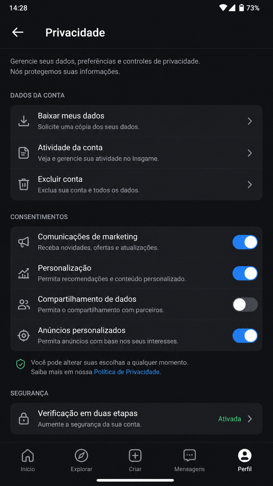 insgame screenshot