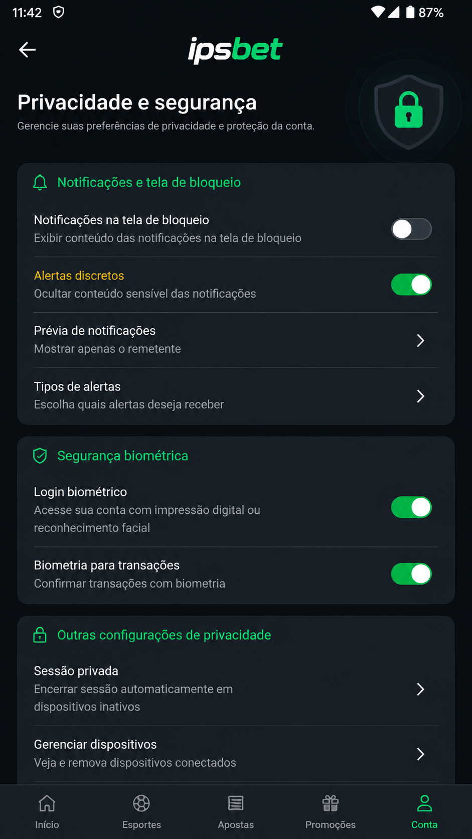 ipsbet screenshot