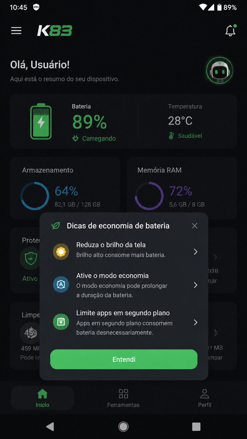 k83 screenshot