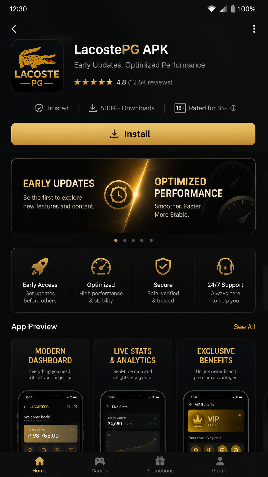 LacostePG screenshot