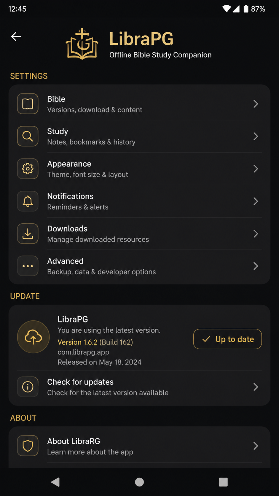 LibraPG screenshot