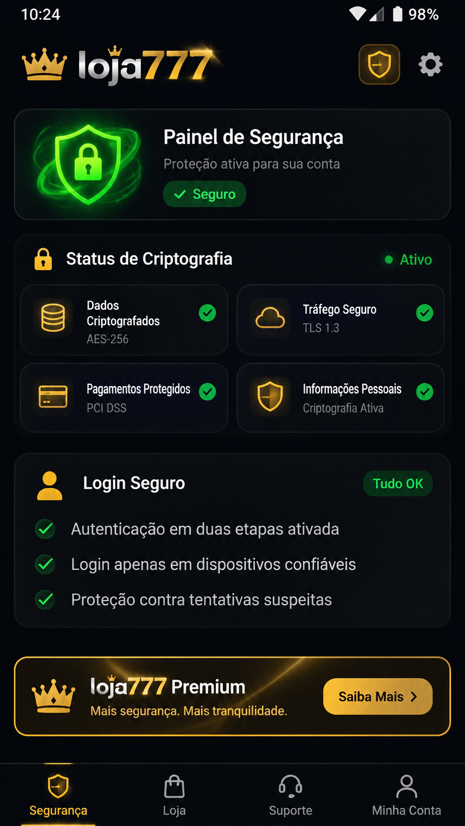 loja777 screenshot