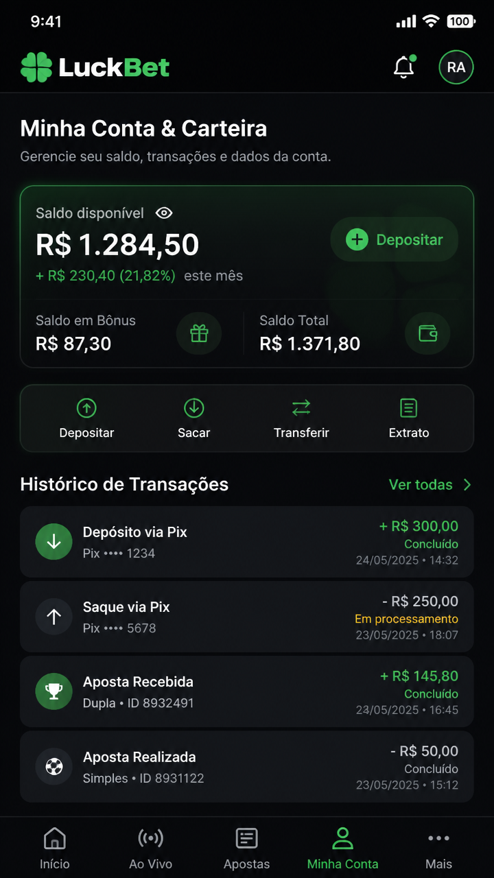 LuckBet screenshot
