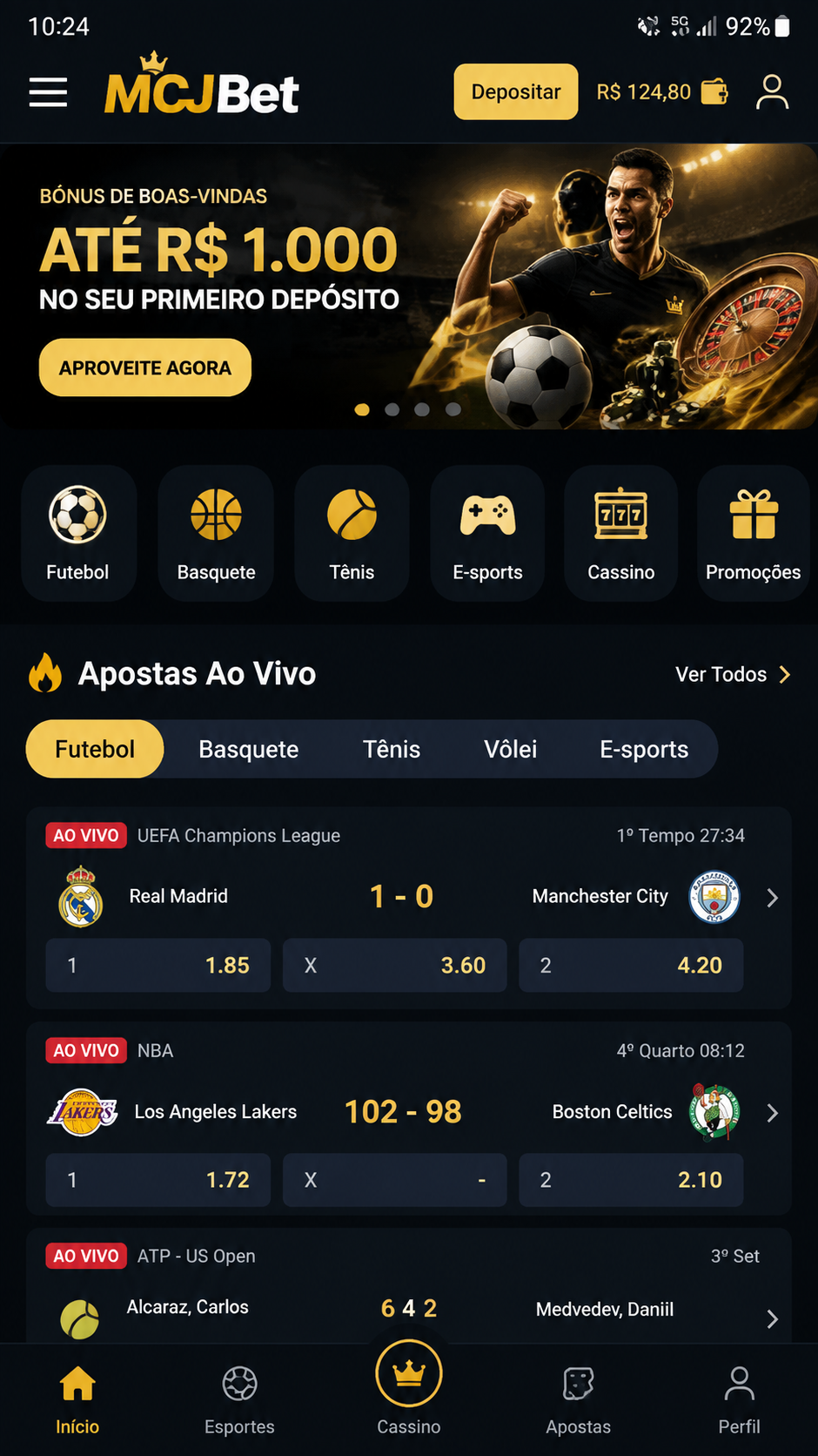 MCJBet screenshot