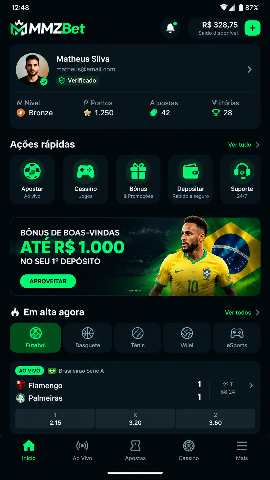 MMZBet screenshot