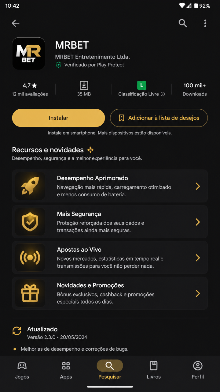 mrbet screenshot