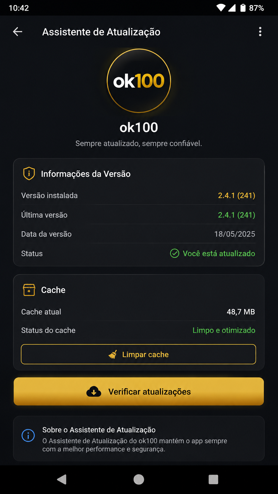 ok100 screenshot