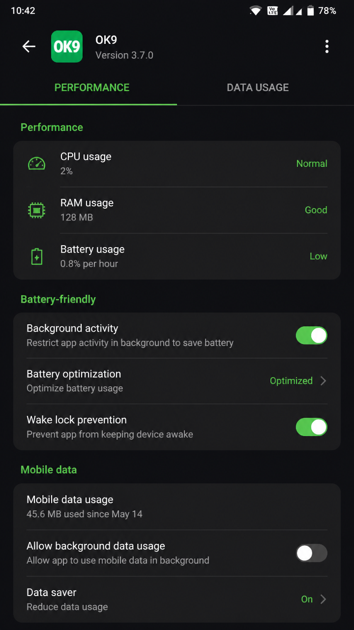 ok9 screenshot